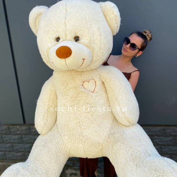 Белый плюшевый мишка большой в Орле