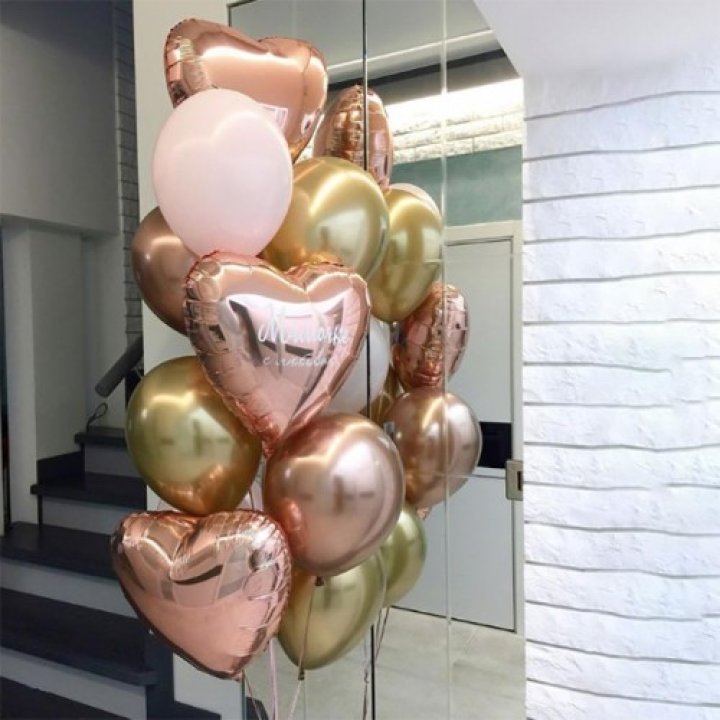 Фонтан шаров "От сердечка" в Орле