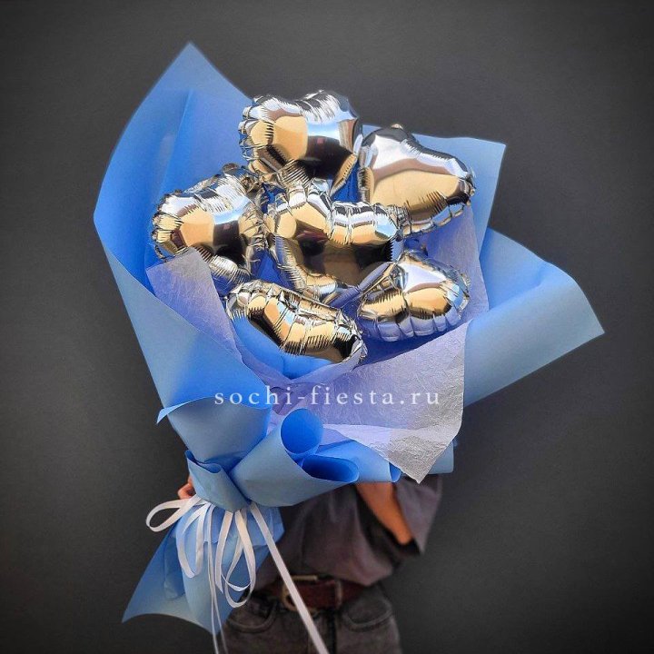 Букет из шаров сердец  №2 в Орле