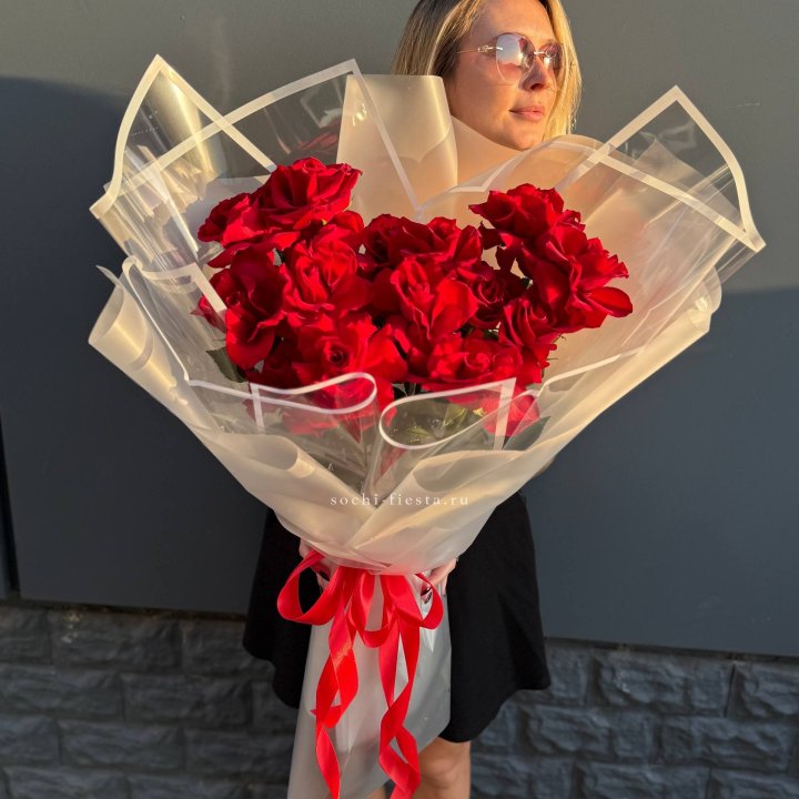  Букет  высоких роз 15 шт в Орле
