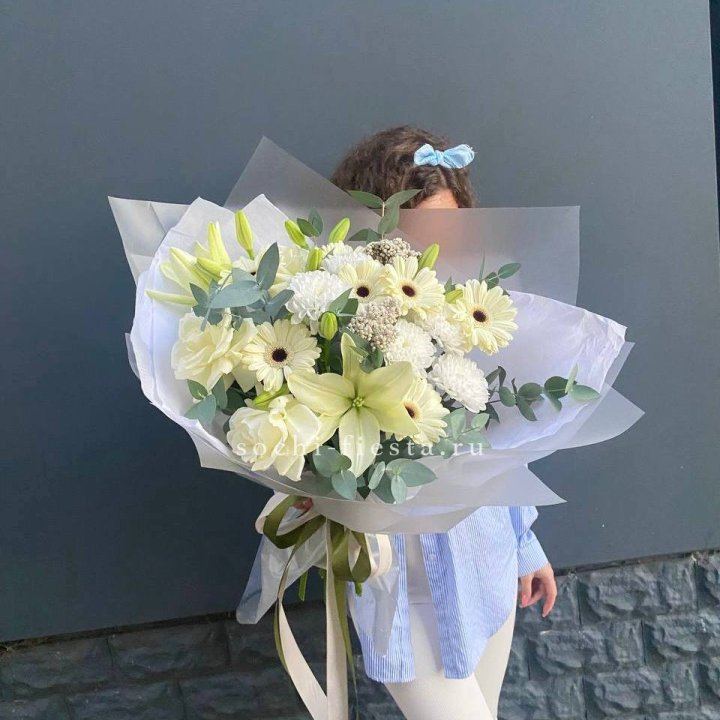 Букет с лилией и герберой в Орле