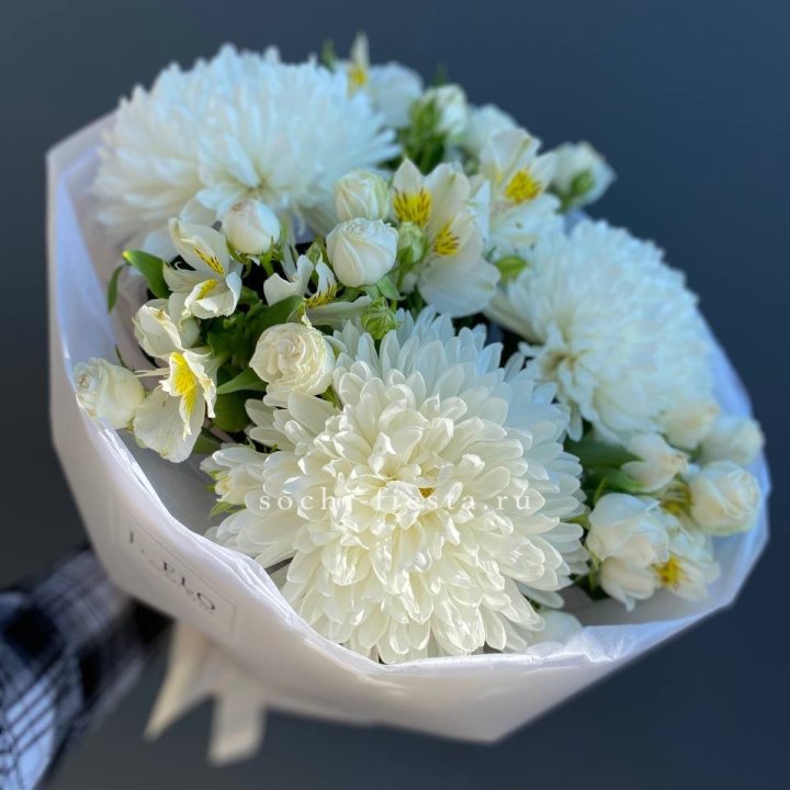 Букет из хризантем "Миранда" в Орле