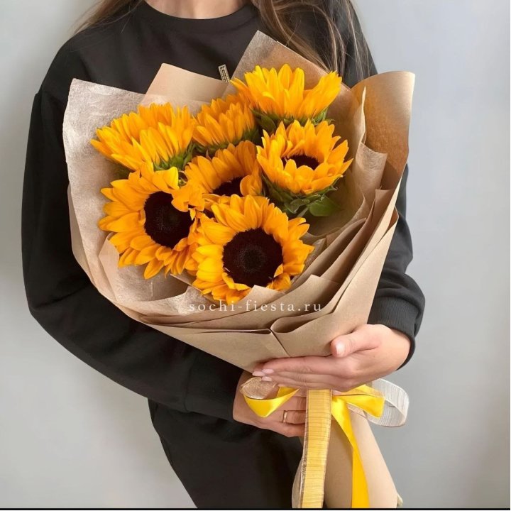 Букет из подсолнухов в Орле