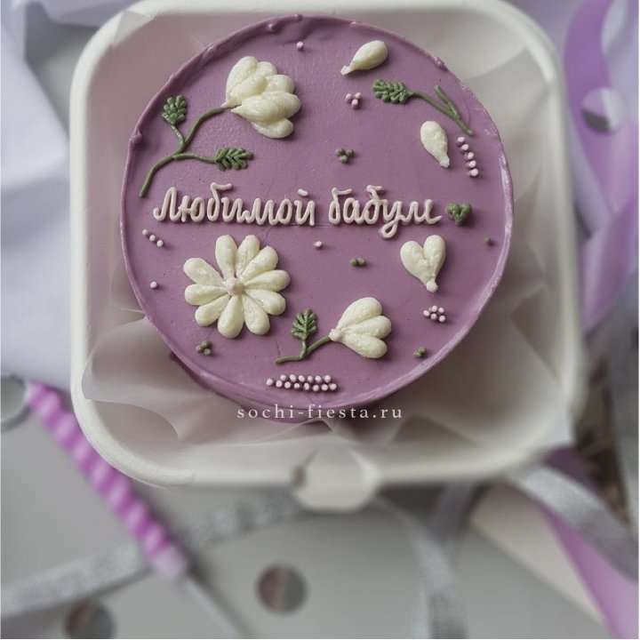 Бенто-торт "Любимой бабуле" в Орле