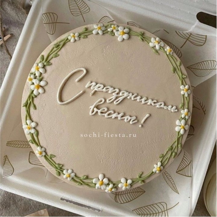 Бенто-торт "C праздником весны!"  в Орле