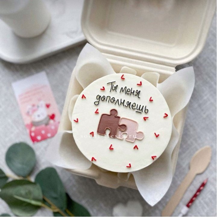 Бенто-торт "ТЫ меня дополняешь"  в Орле