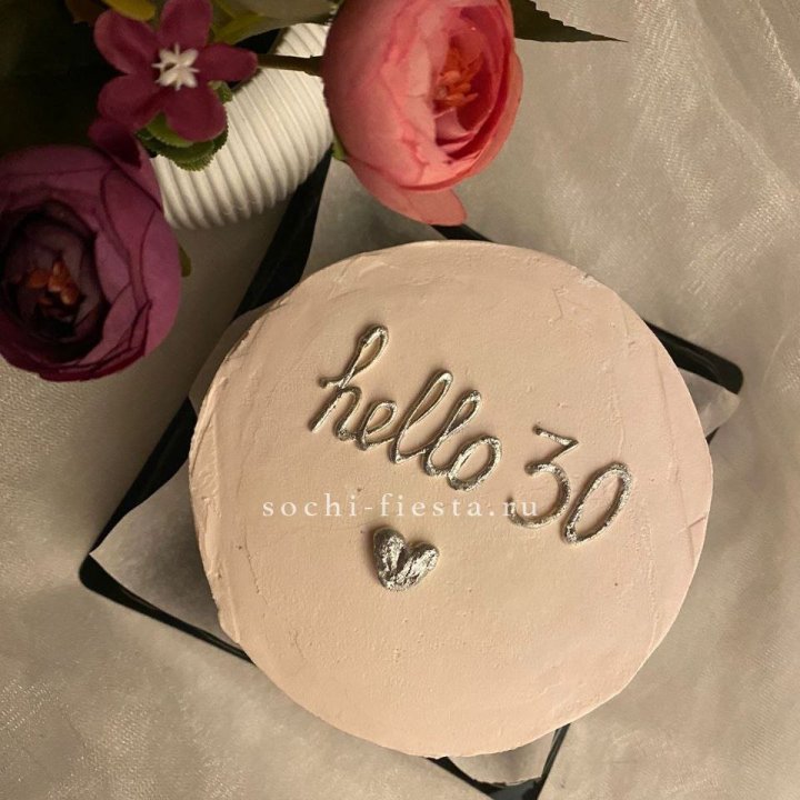 Бенто-торт "Привет" в Орле