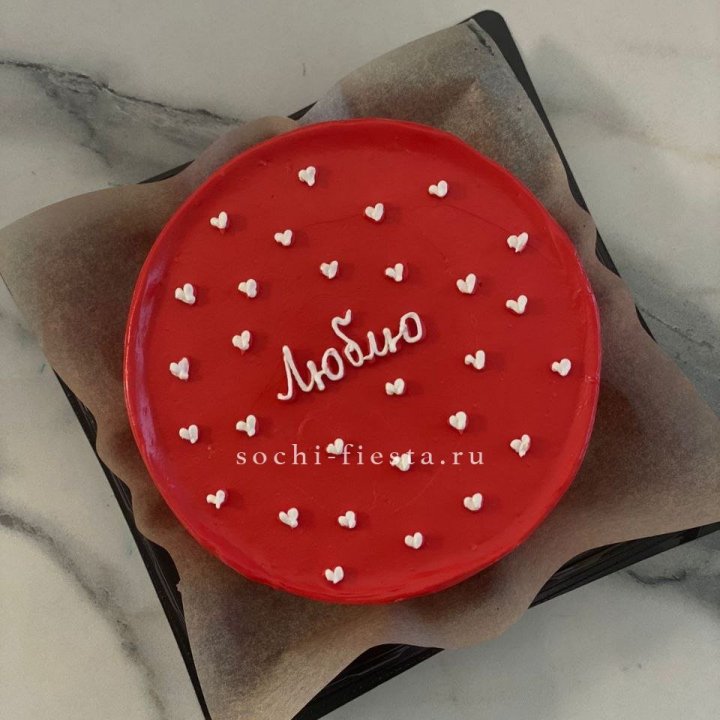 Бенто-торт "Люблю" в Орле