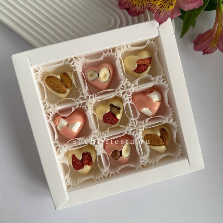 Набор конфет из бельгийского шоколада Сердца в Орле