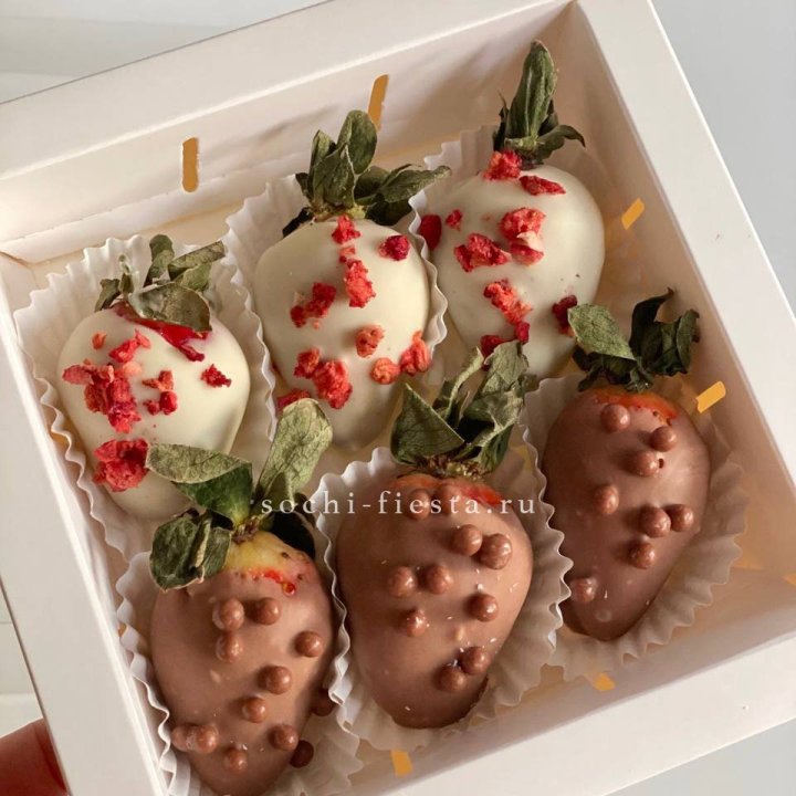 Клубника в шоколаде 6 ягод в Орле
