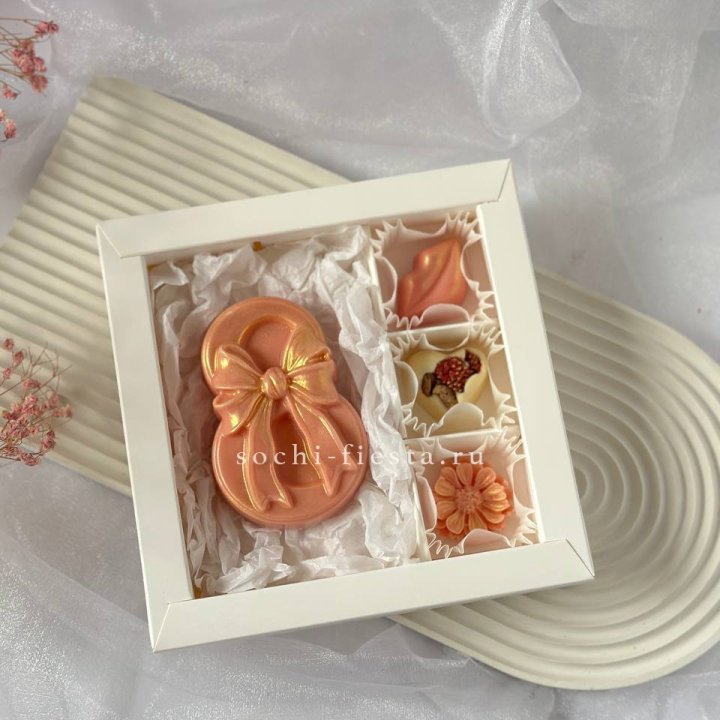 Конфеты из шоколада 8 Марта в Орле
