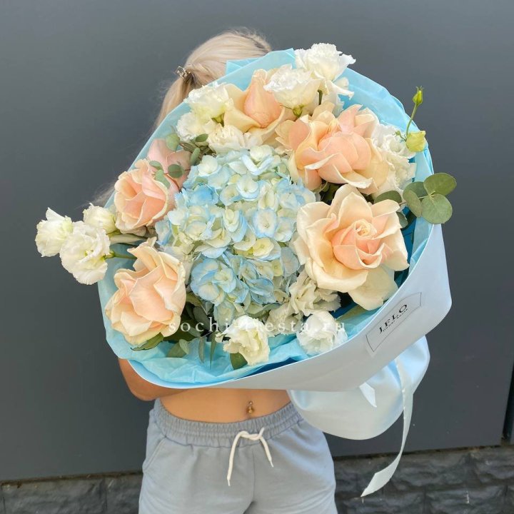 Сборный букет "Голубой закат" в Орле