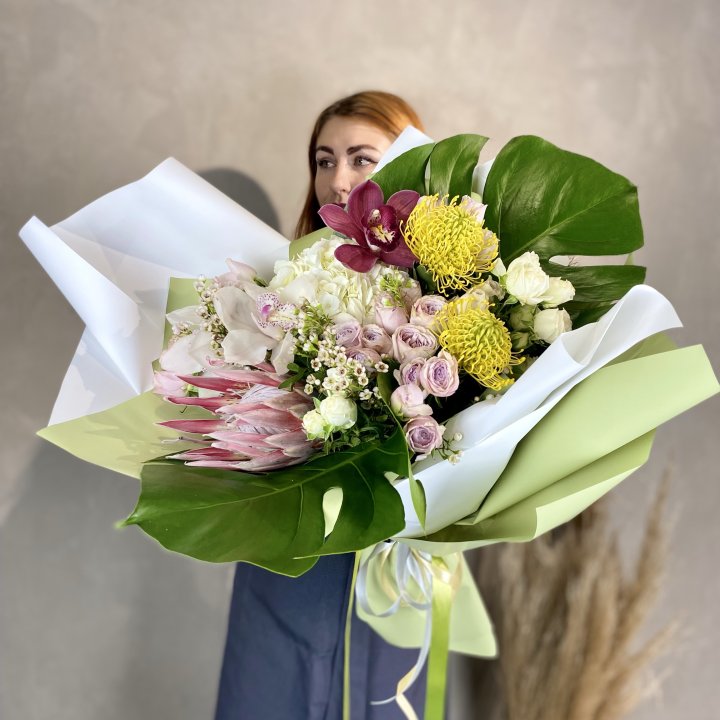 Дизайнерский букет экзотики в Орле