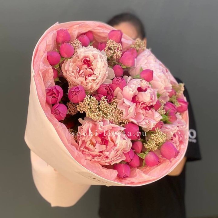  Букет с пионами "Преференс" в Орле