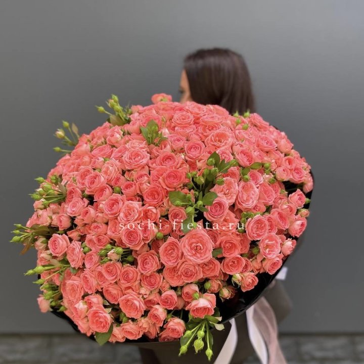 101 кустовая роза Барбадос в Орле