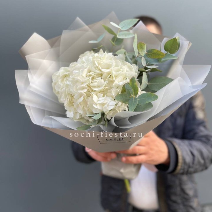  Букет  из белой гортензии в Орле