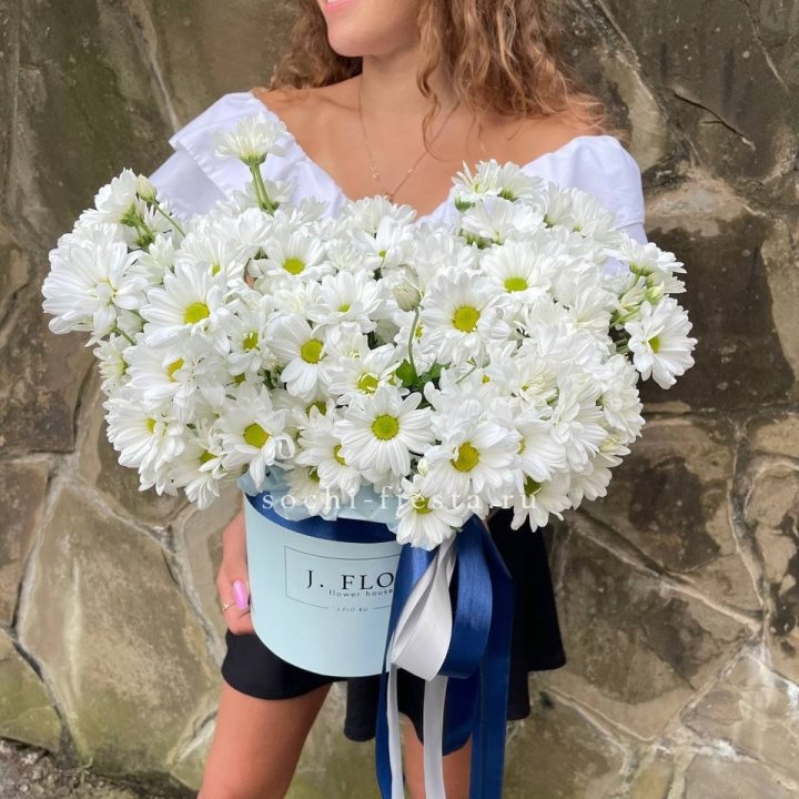 Коробка с хризантемами №2 в Орле