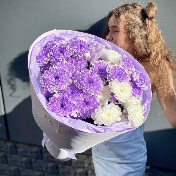  Букет хризантем "Сирена" в Орле