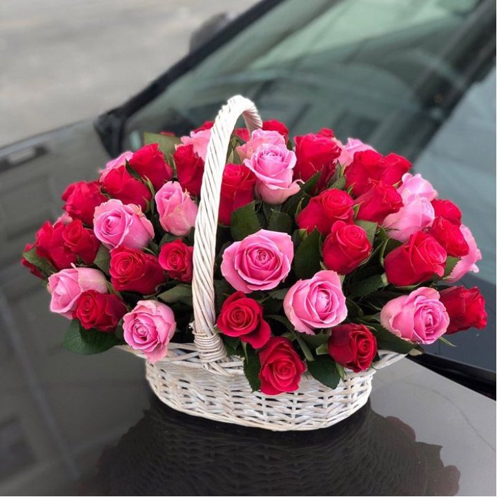 Корзина с розами  в Орле