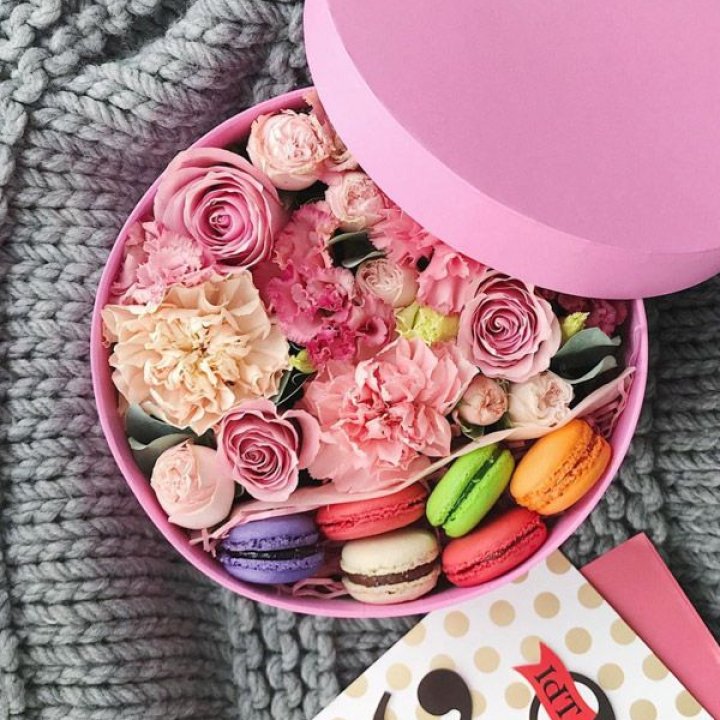 Цветочный бокс пинк в Орле