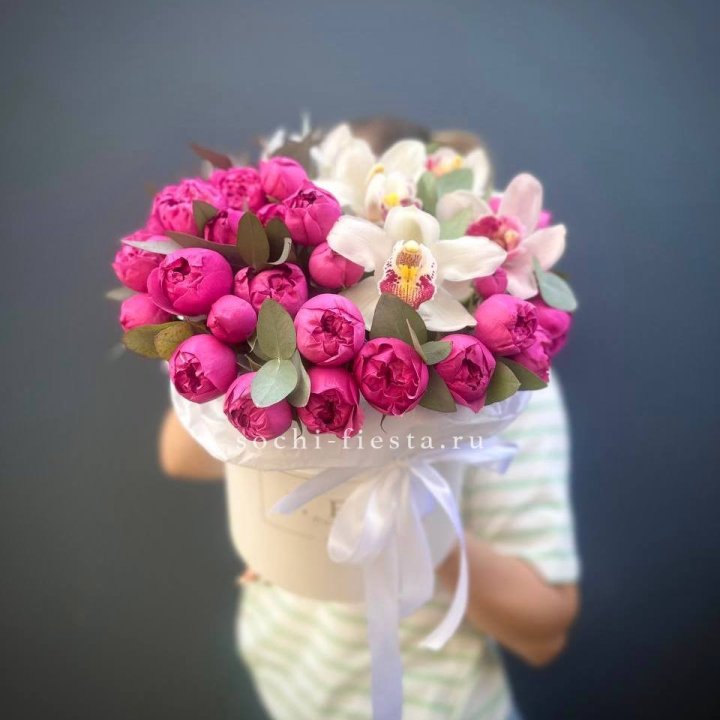 Бокс дуо мисти и орхидеи в Орле