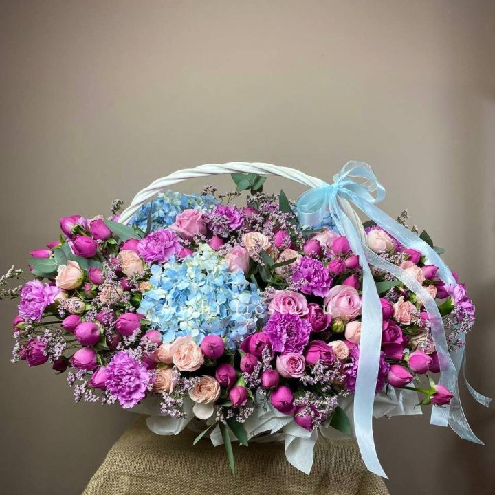 Авторская корзина "Лавандерия" в Орле