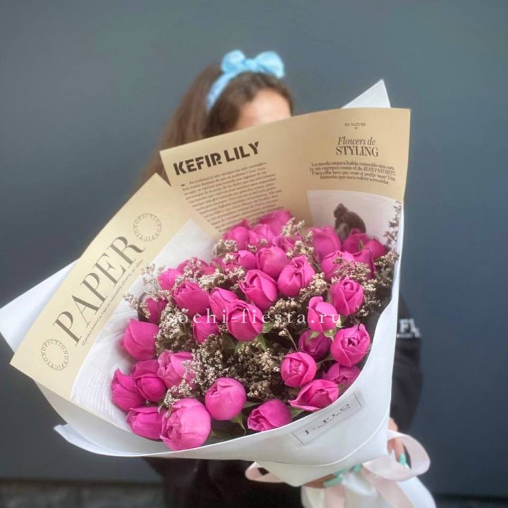 Пионовидные розы баблс №3 в Орле