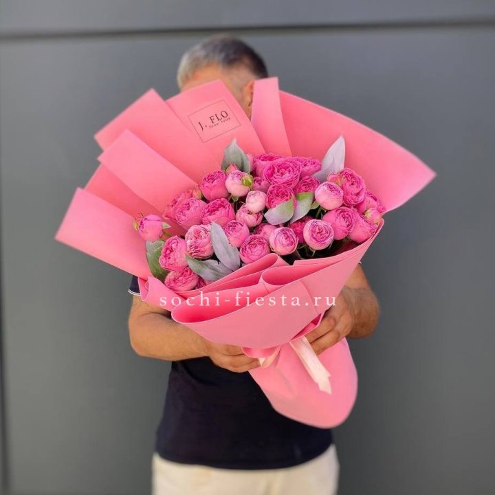 Пионовидные розы баблс №2 в Орле