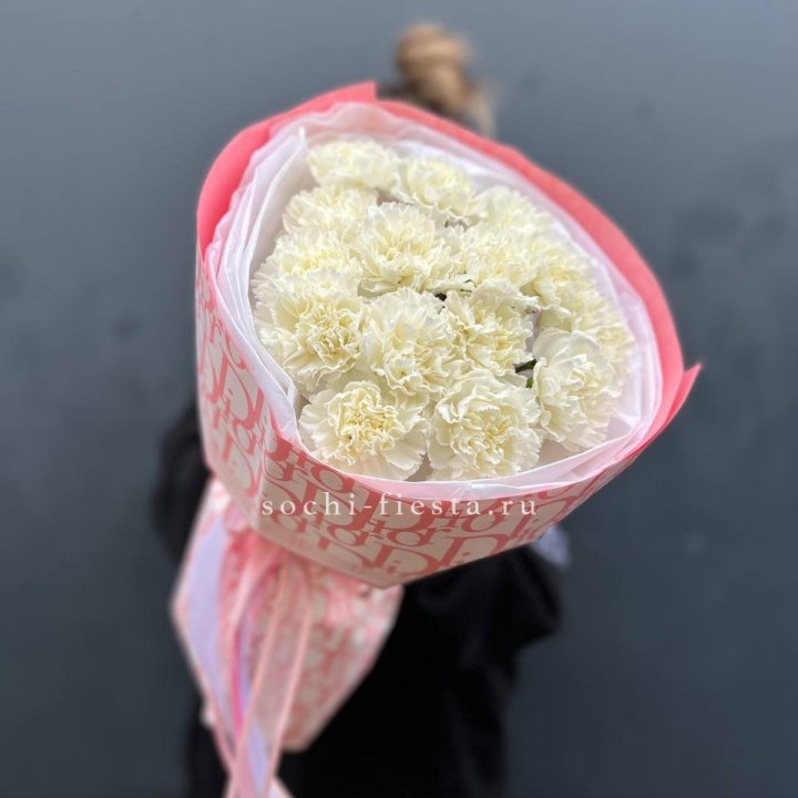 Белые диантусы №2 в Орле