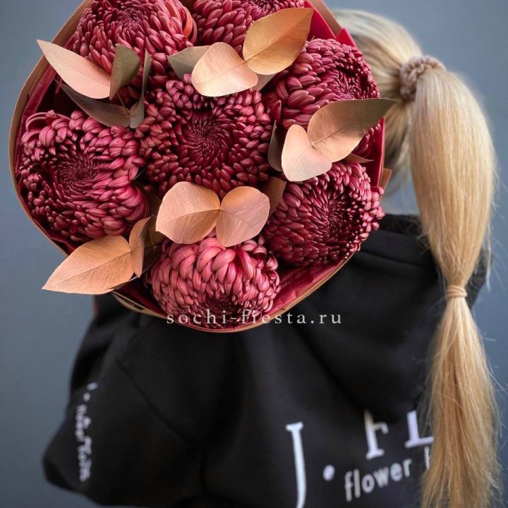 Хризантемы "Голд шоколад" в Орле