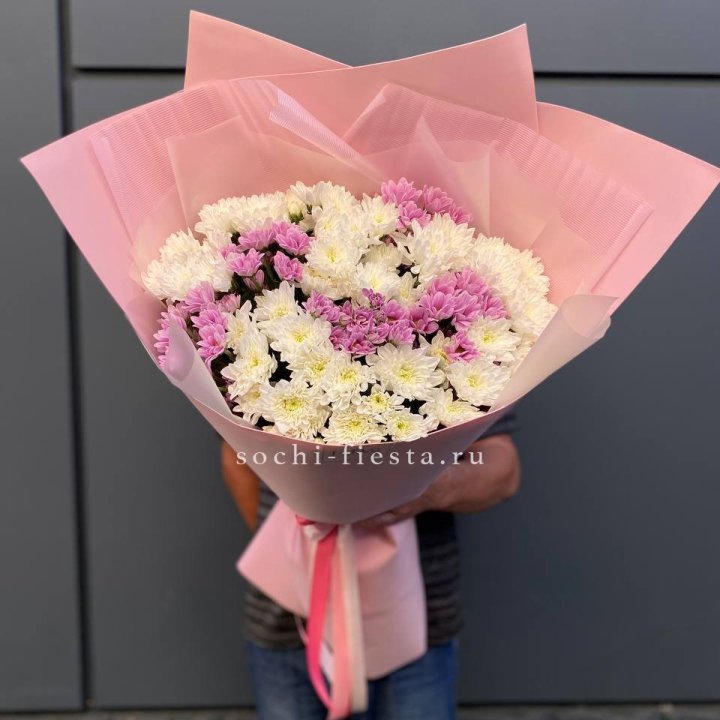  Букет хризантем- гигант  в Орле