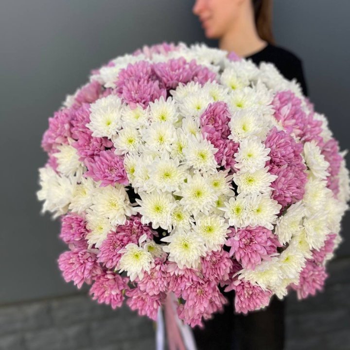  Букет 25 хризантем микс в Орле