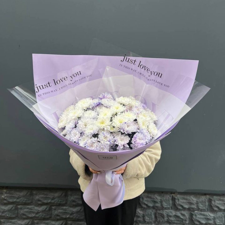 9 воздушных хризантем в Орле