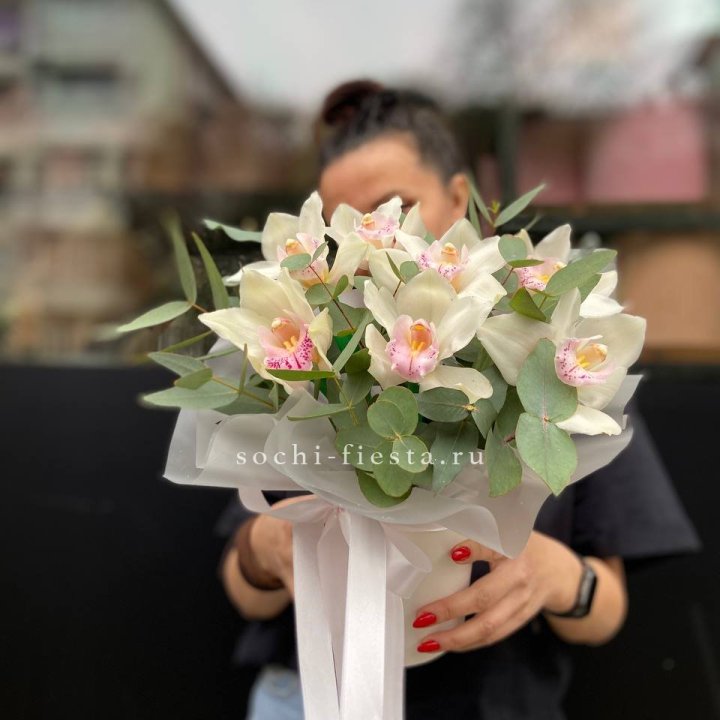 Бокс с орхидеями в Орле