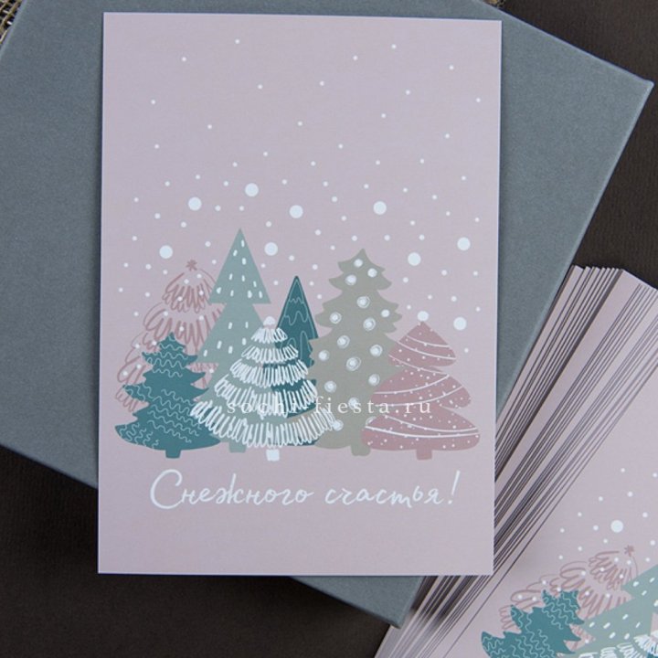 Открытка к букету "Снежного счастья" в Орле