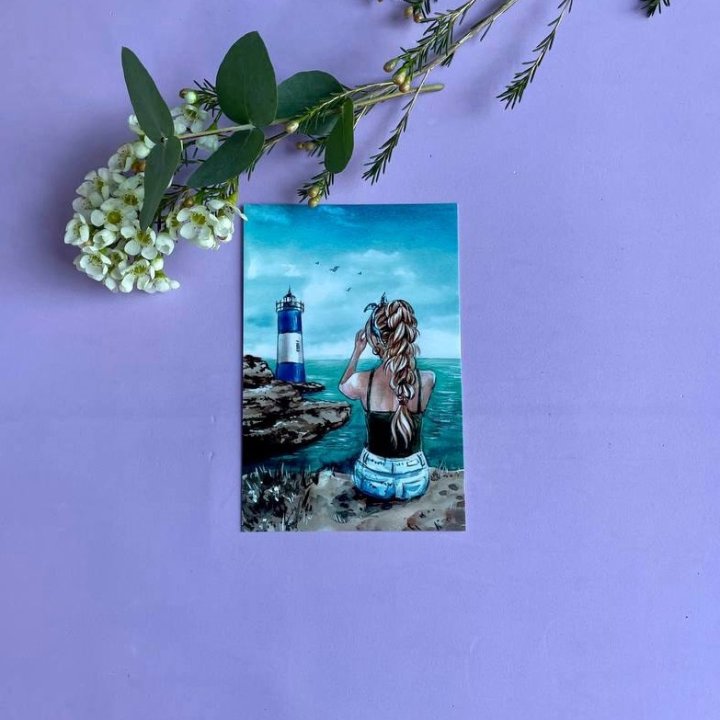 Открытка к букету "Океан" в Орле