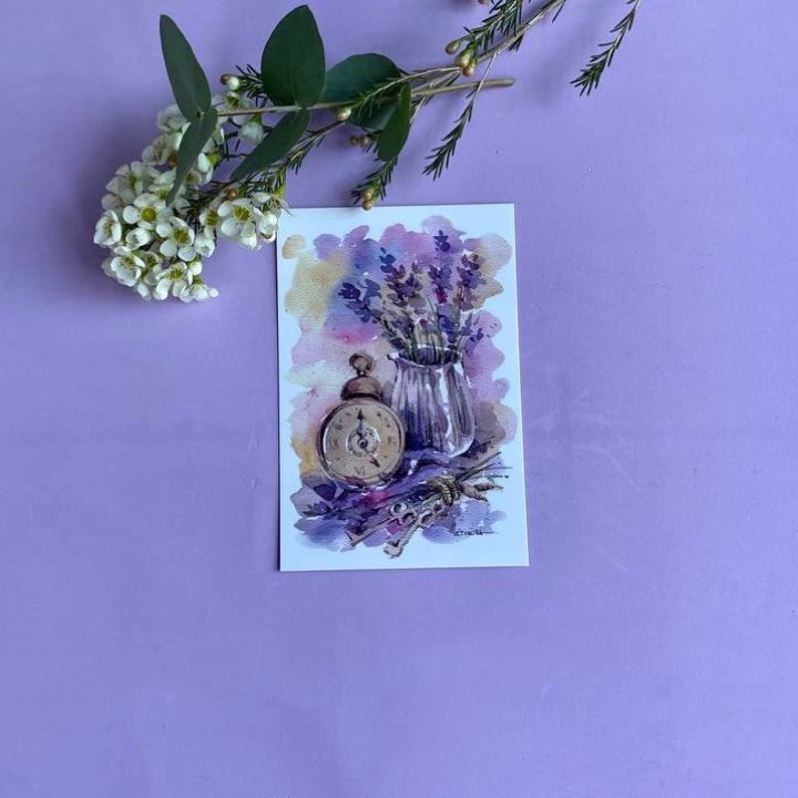 Открытка к букету "Часы" в Орле