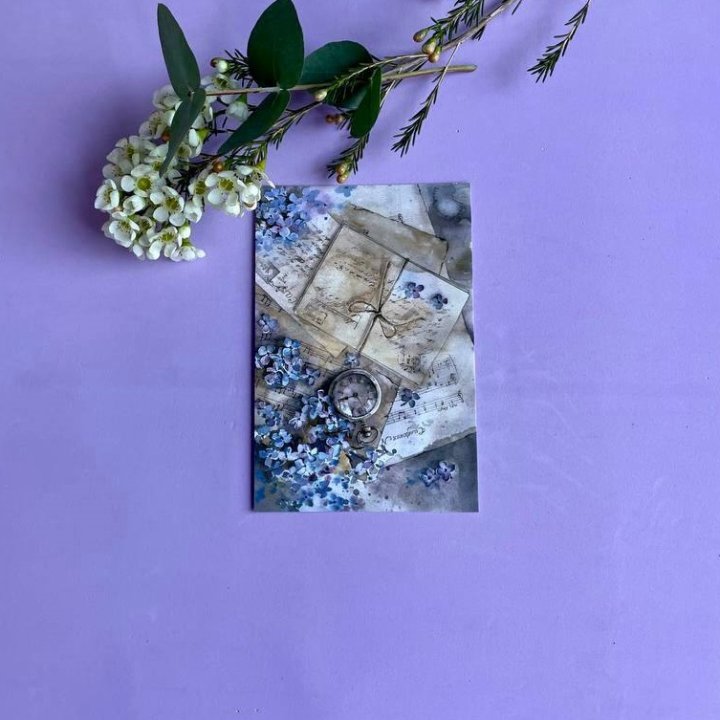 Открытка к букету "Время" в Орле