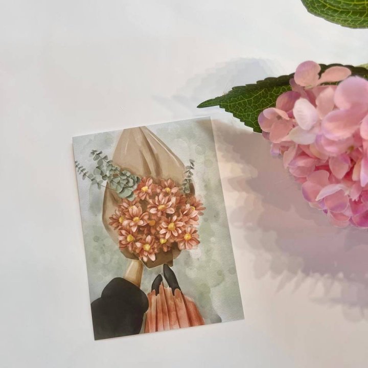 Открытка к букету "Букет" в Орле