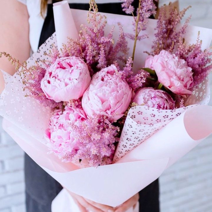 Букет пионов "Мелиса" в Орле
