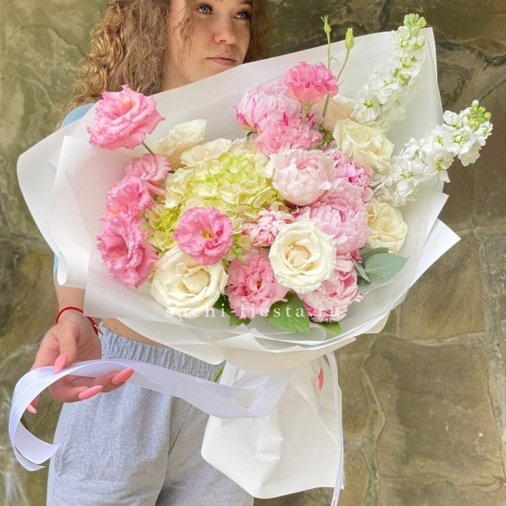 Букет с пионами №3 в Орле