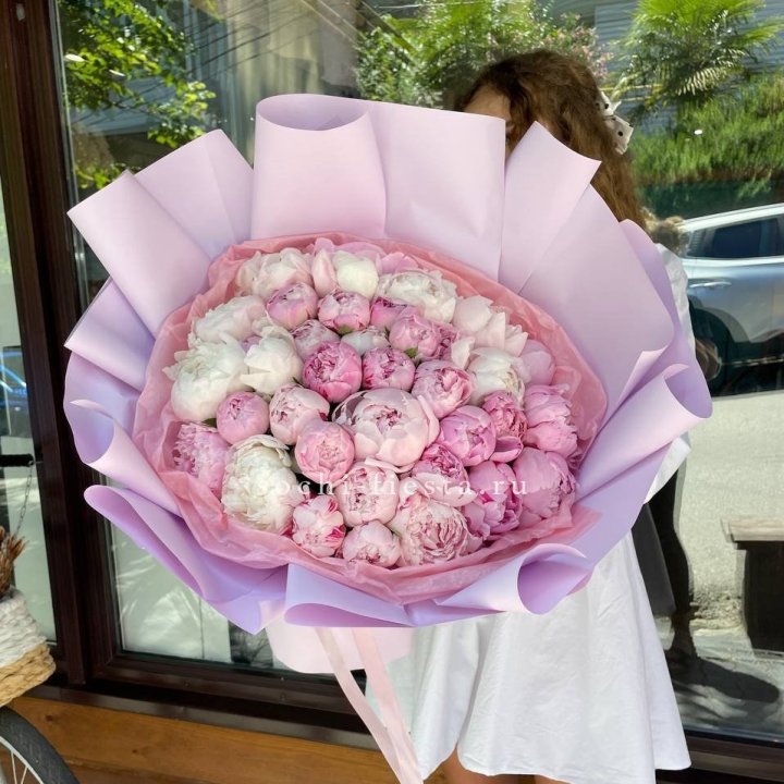 51 розовый пион в Орле