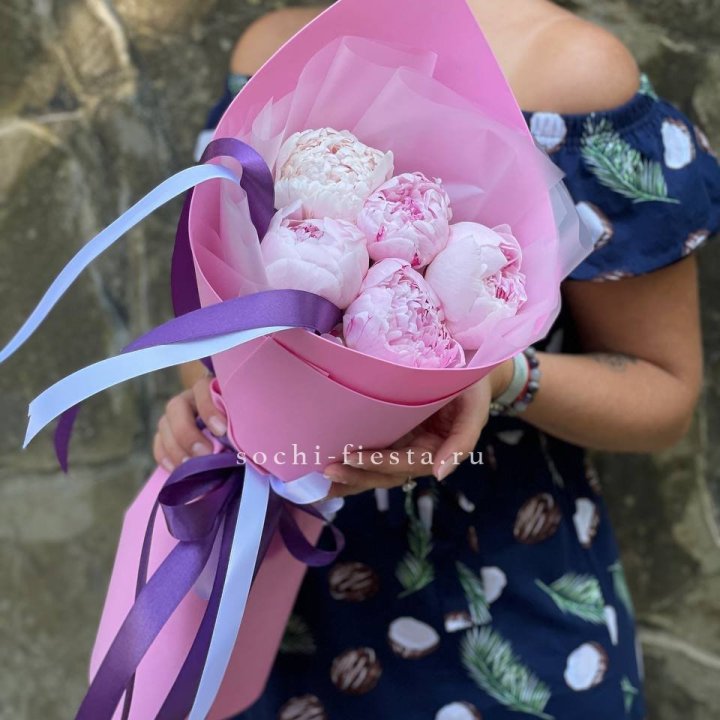 Букет пионов "НАЙ" в Орле