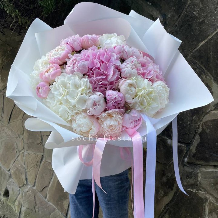 Букет "Пионы и Гортензии" в Орле