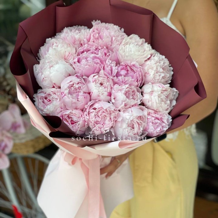 Букет с пионами №5 в Орле