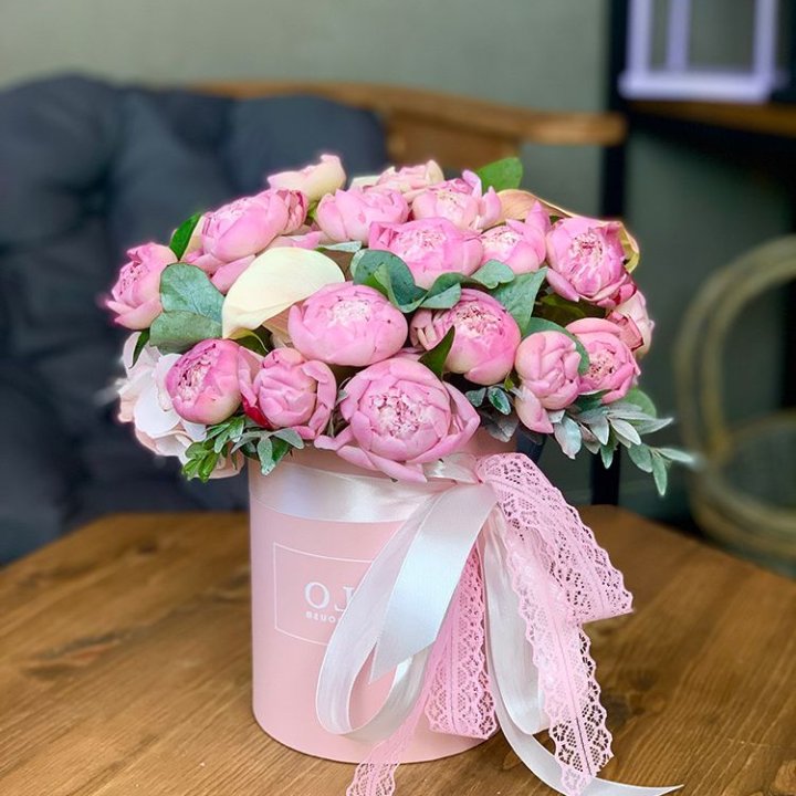 Композиция с пионами №1 в Орле