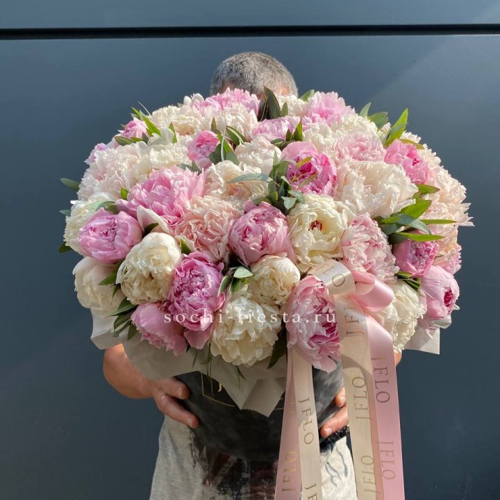 51 пионов в боксе в Орле