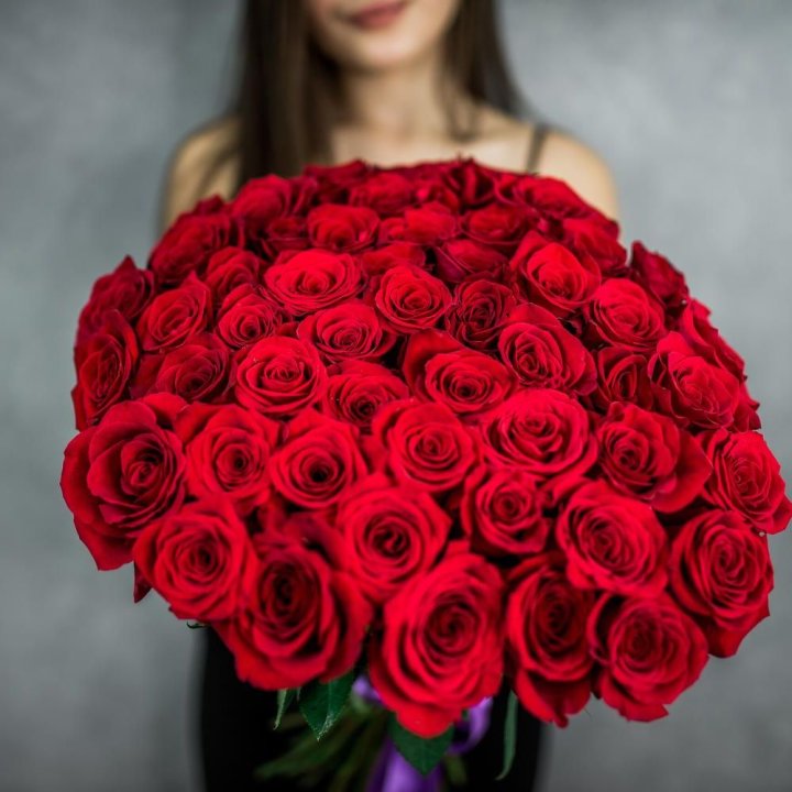 51 красная роза в Орле