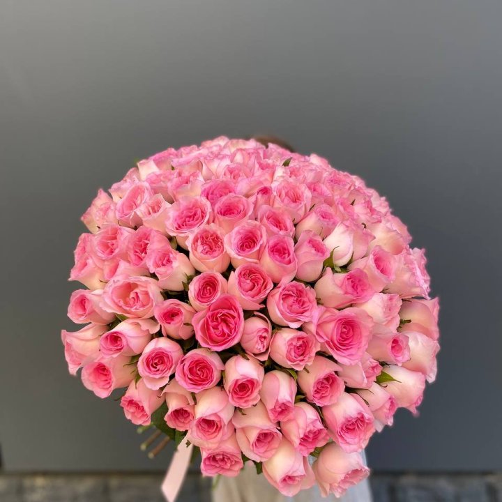 101 розовая роза в Орле