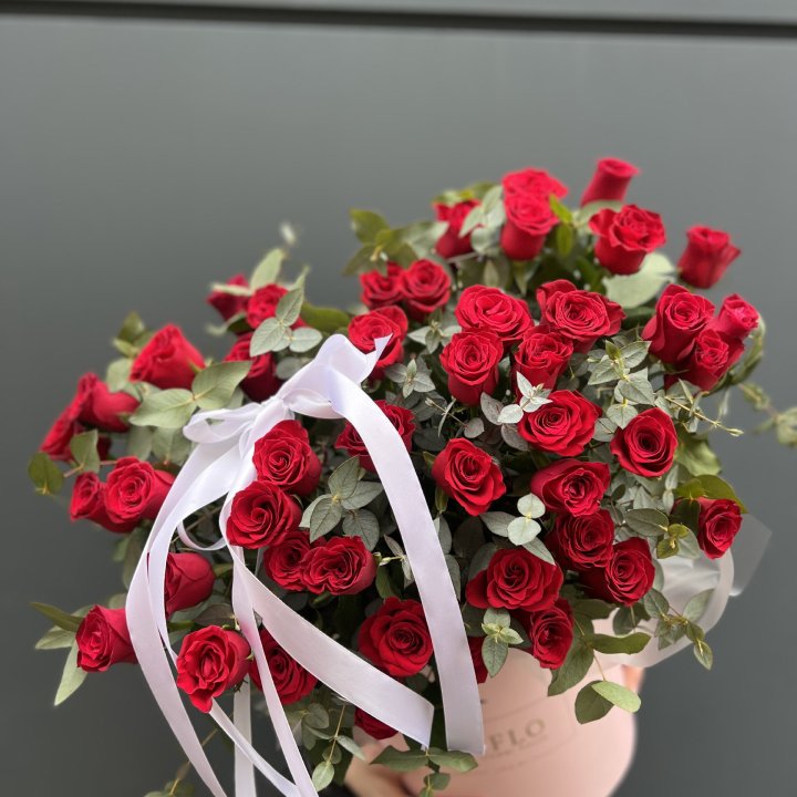 45 Красных роз в боксе "Сеньёрита" в Орле